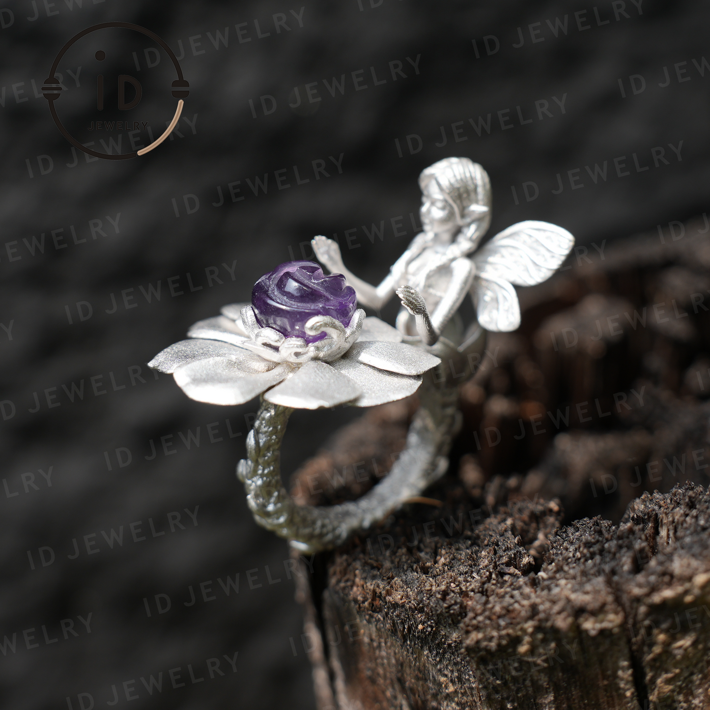 Flower Language Dreamkeeper Ring, Opa Goddess Soul Symbol, Protection of Wishes and Inspiration, Jewelry of Dream Fulfillment