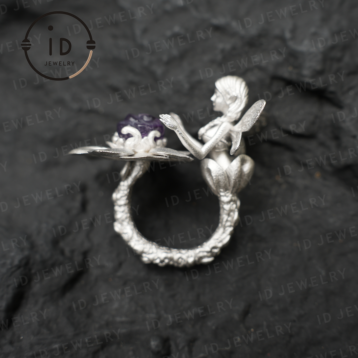 Flower Language Dreamkeeper Ring, Opa Goddess Soul Symbol, Protection of Wishes and Inspiration, Jewelry of Dream Fulfillment