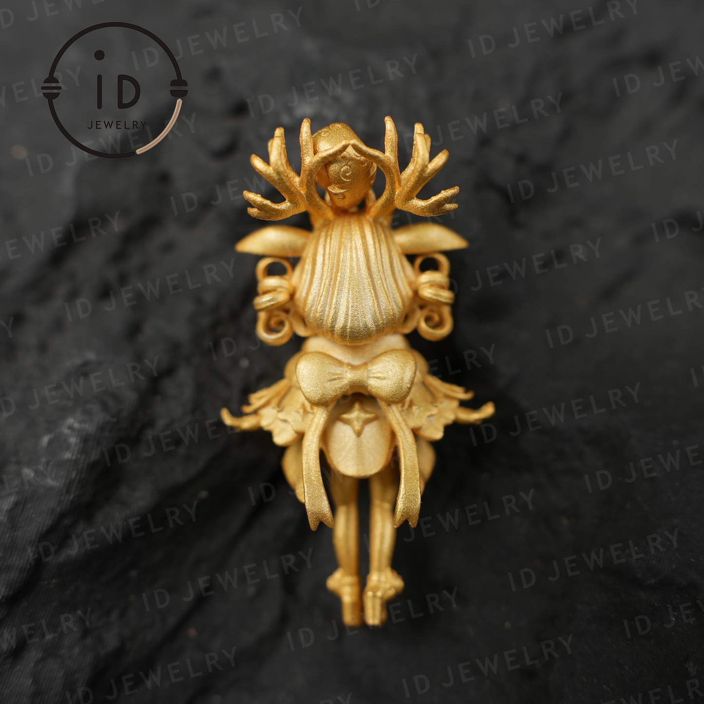 Deer Guardian Pendant, Artemis Spiritual Symbol, Life Protection & Inner Courage Symbol, Natural Energy Jewelry