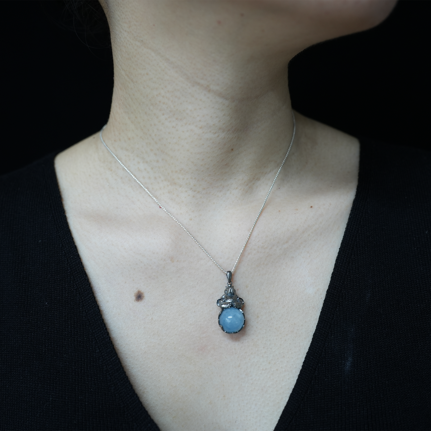 Capybara Pendant Necklace · Zen Animal Totem · Symbol for Inner Peace · Gift for Meditation Lovers