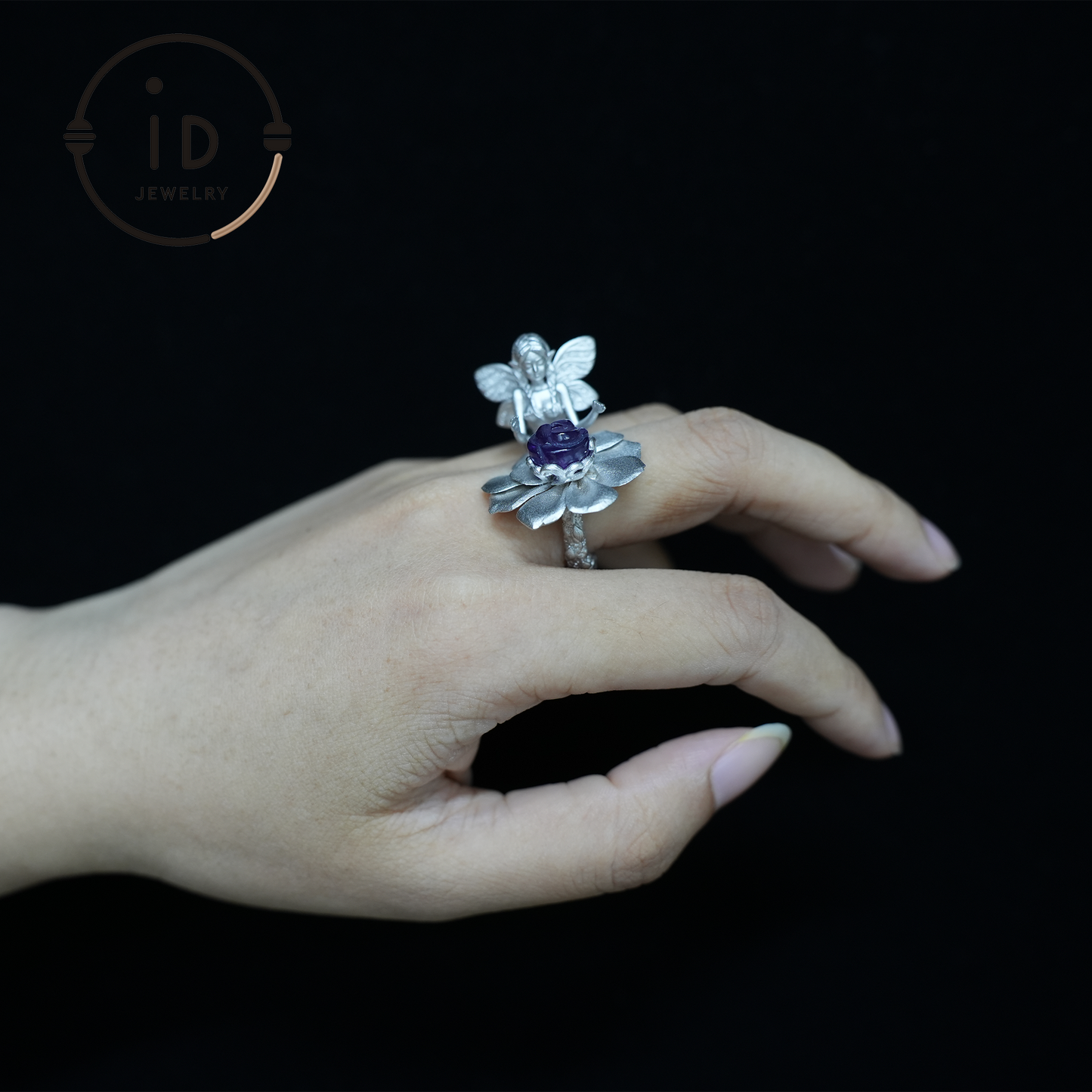 Flower Language Dreamkeeper Ring, Opa Goddess Soul Symbol, Protection of Wishes and Inspiration, Jewelry of Dream Fulfillment