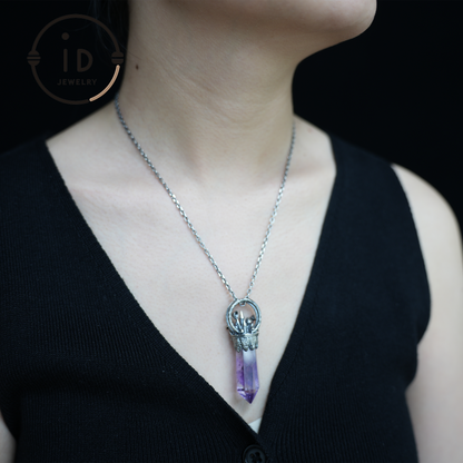 Handcrafted Castle Pendant, 925 Silver, Unique Fantasy Jewelry, Magic Castle Necklace, Perfect Fantasy Gift, Mystical Jewelry