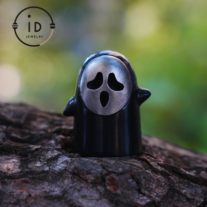 Lion Pendant in 925 Sterling Silver with Black Jade, Hand-Carved Totem-Style Necklace, Symbolic Gift in Mystical Fairytale Design