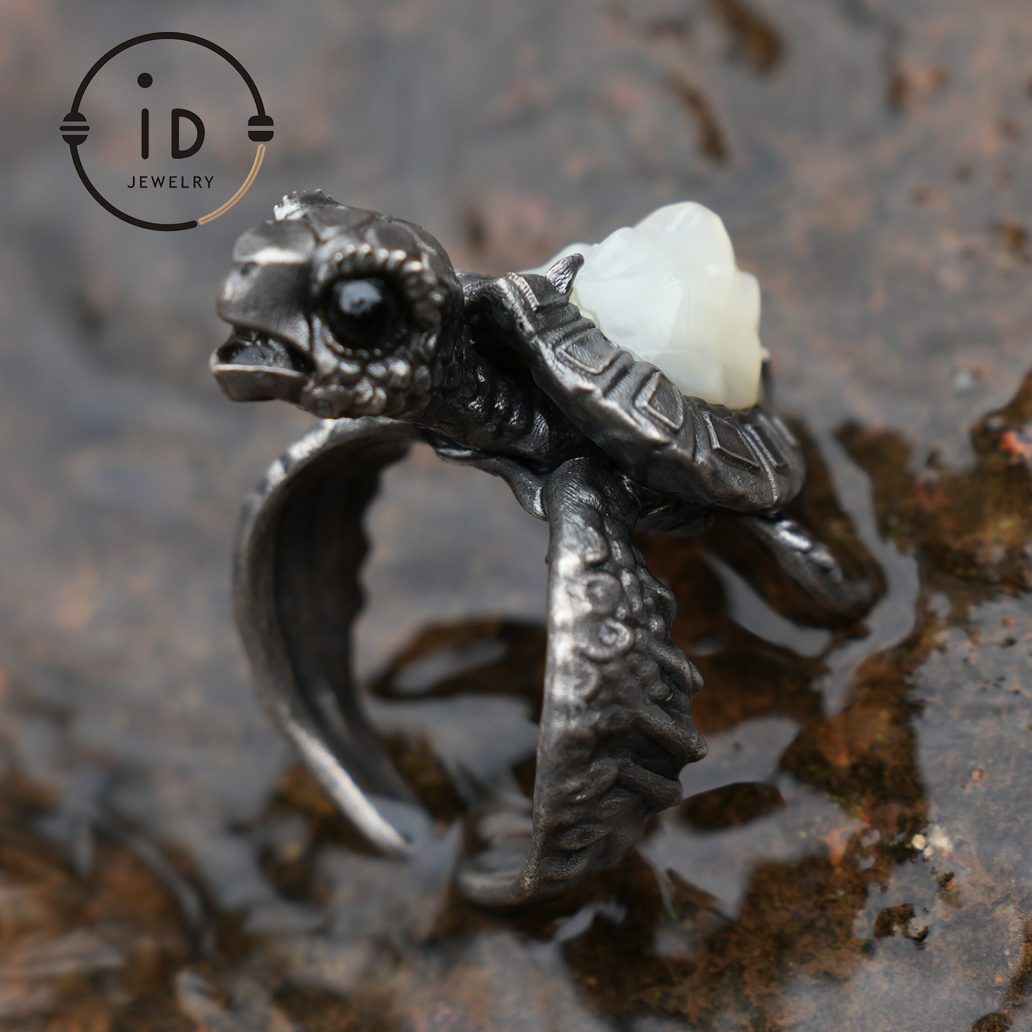 HandmadeTurtleRing | 925SilverAnimalThemeRing | SustainableHandcraftedSilverRing | GiftForHim