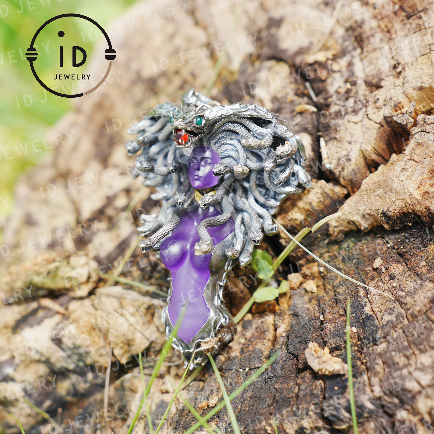 Handmade Gothic Medusa Necklace｜Greek Myth Serpent Hair Jewelry Design｜Symbol of Awakening, Inner Power and Spiritual Protection