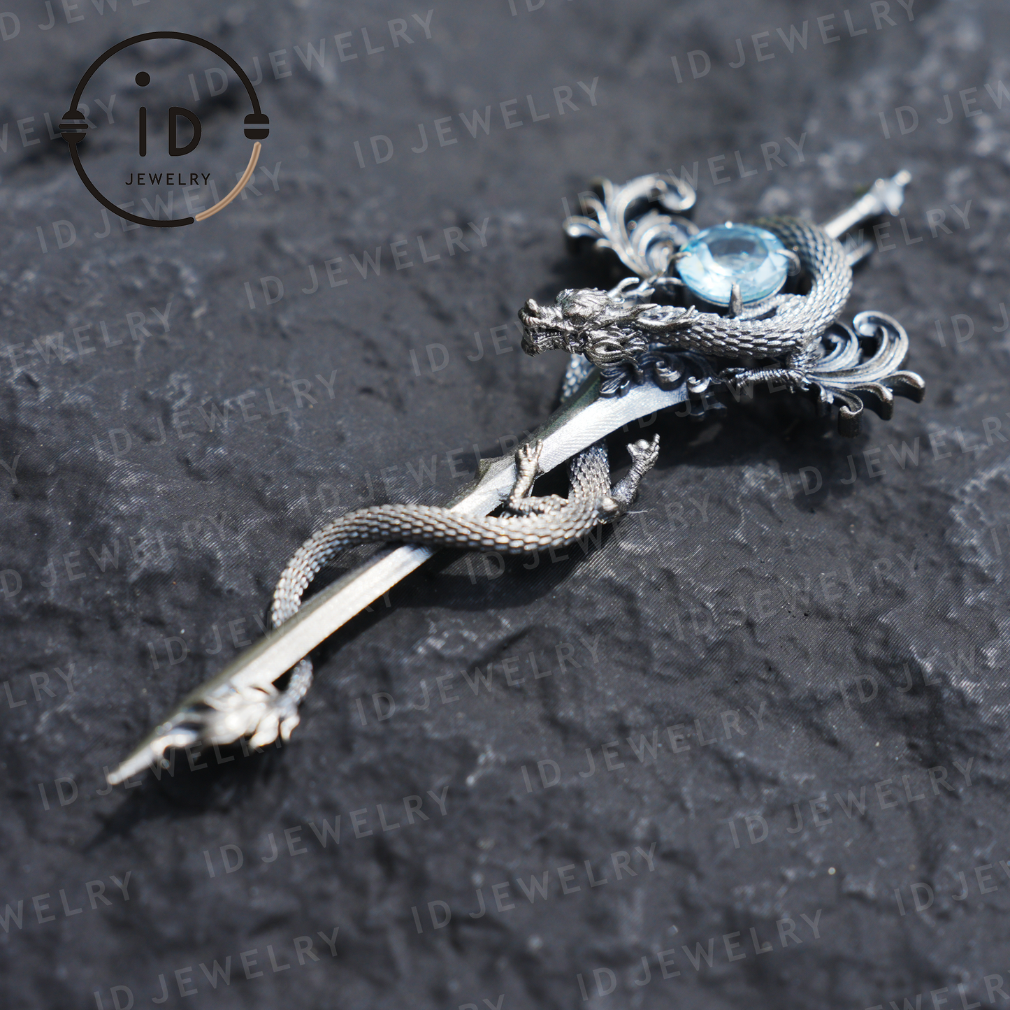 925 Silver Dragon Pendant Necklace｜Medieval Fantasy Jewelry｜Gothic Dragon Style｜Spiritual Power Symbol