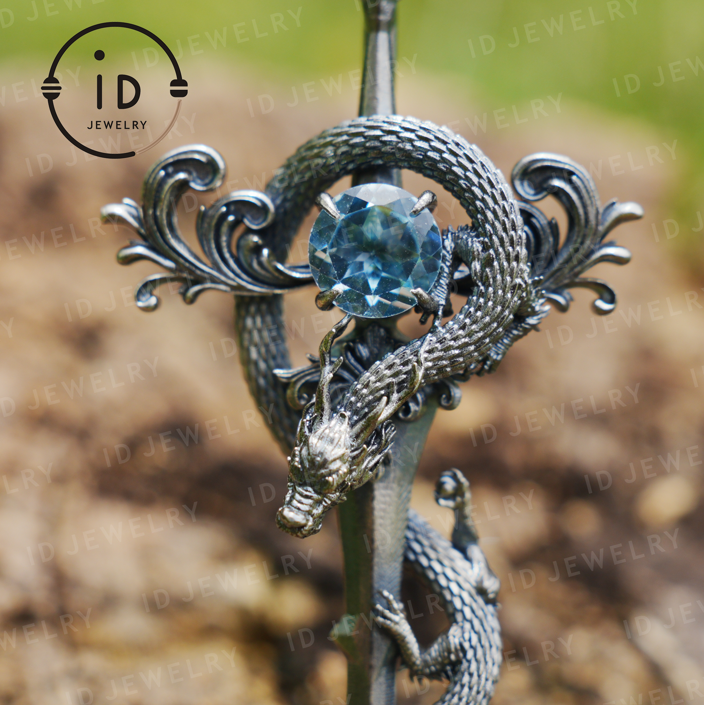 925 Silver Dragon Pendant Necklace｜Medieval Fantasy Jewelry｜Gothic Dragon Style｜Spiritual Power Symbol