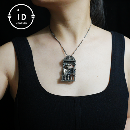 Silent Farewell | Handmade Silver Horse Pendant | Emotional Keepsake Jewelry | A Thoughtful Gift for Horse Lovers and Soulful Spirits