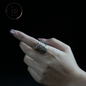 Handmade Silver Ring, Multilayer Boho Ring, Adjustable Minimalist Unisex Ring, Vintage Statement Jewelry
