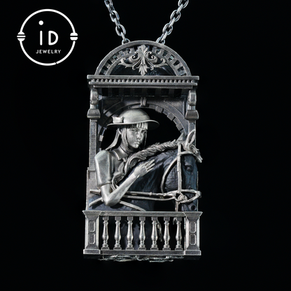 Silent Farewell | Handmade Silver Horse Pendant | Emotional Keepsake Jewelry | A Thoughtful Gift for Horse Lovers and Soulful Spirits