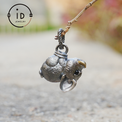 925 Sterling Silver Boar Pendant Necklace with Black Onyx Totem Animal Jewelry Vintage Gift for Men Women Nature Lovers