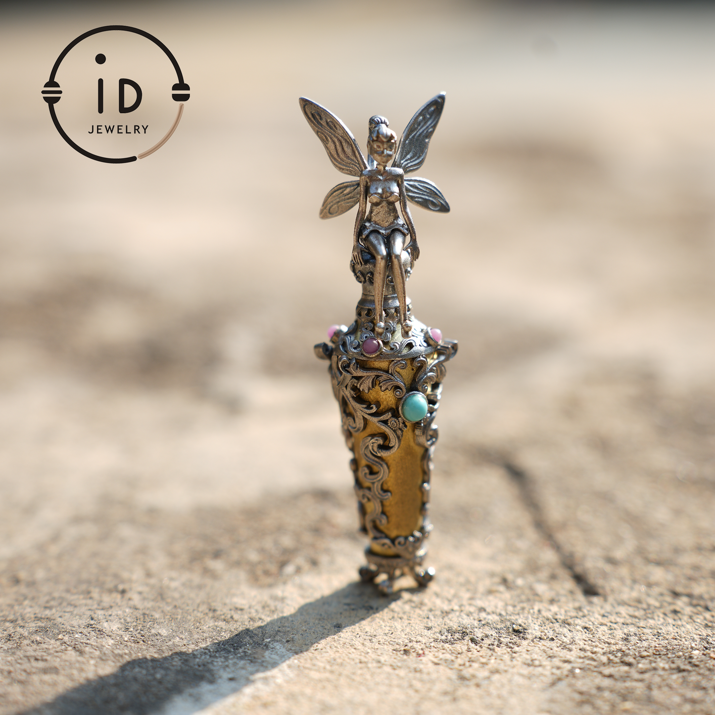 Forest & Fairy Dream Bottle Pendant · Handmade Magic Vial Jewelry · Spiritual Nature Amulet Gift for Women and Fantasy Lovers