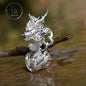 925 Sterling Silver Eastern Dragon God Pendant – Handmade Fantasy Jewelry for Collectors & Cultural Enthusiasts