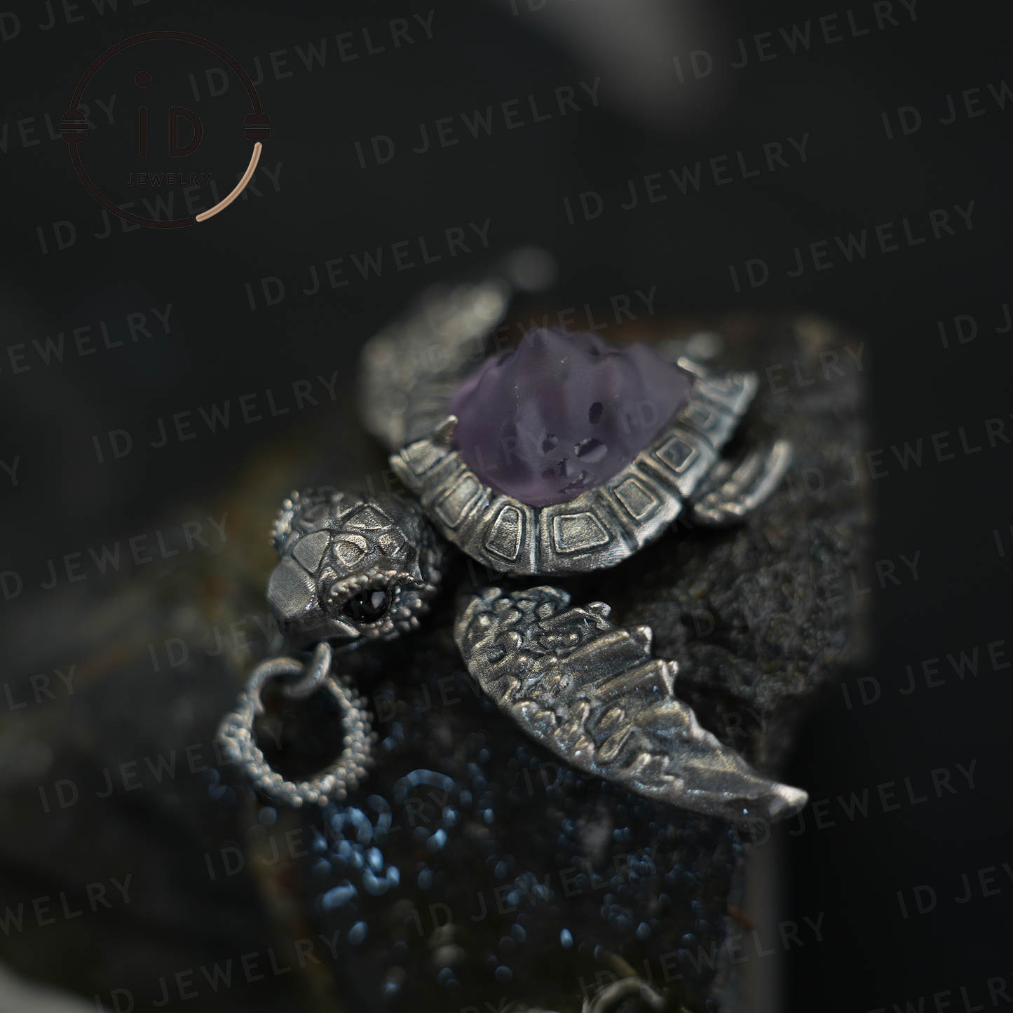 925 Silver Sea Turtle Pendant Necklace, Articulated Ocean Talisman for Divers & Ocean Lovers, Handmade Birthday / Christmas Gift