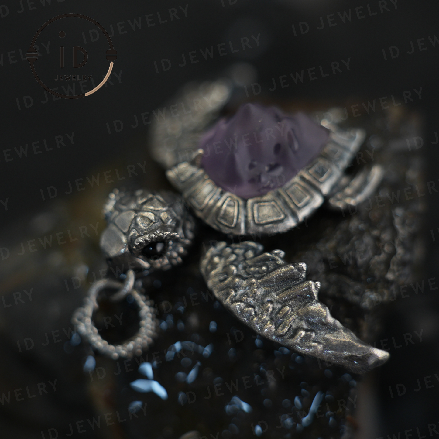 925 Silver Sea Turtle Pendant Necklace, Articulated Ocean Talisman for Divers & Ocean Lovers, Handmade Birthday / Christmas Gift