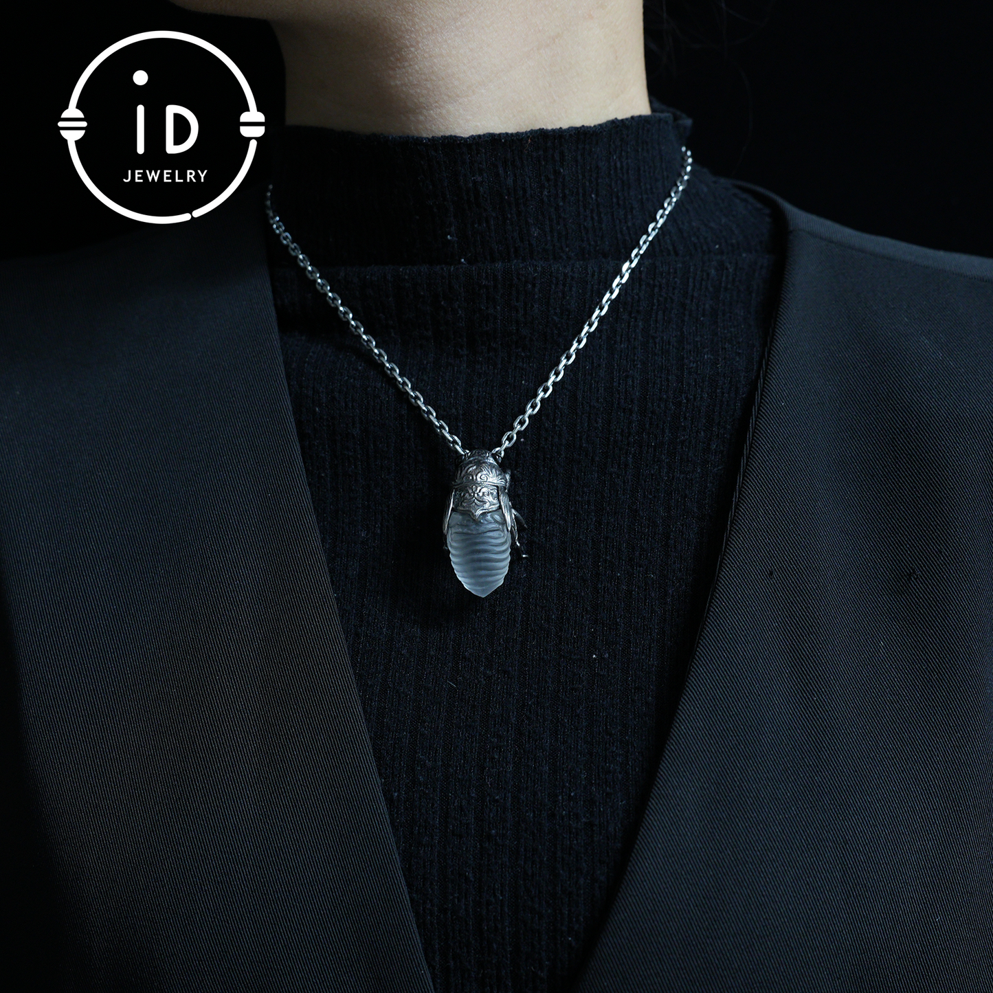 Cicada Pendant in 925 Sterling Silver | Amulet of Transformation & Rebirth | Spiritual Totem for Change Inner Protection